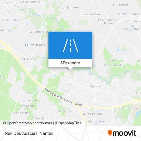Rue Des Acacias plan