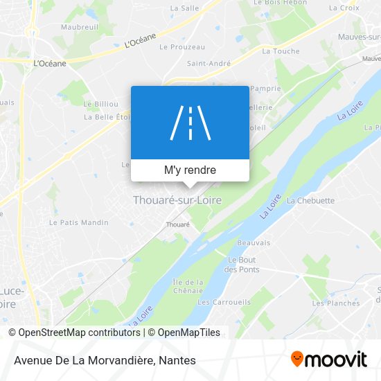 Avenue De La Morvandière plan