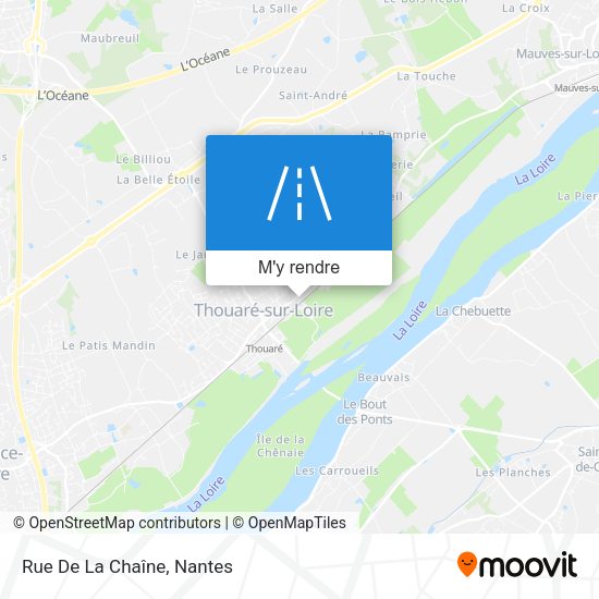 Rue De La Chaîne plan