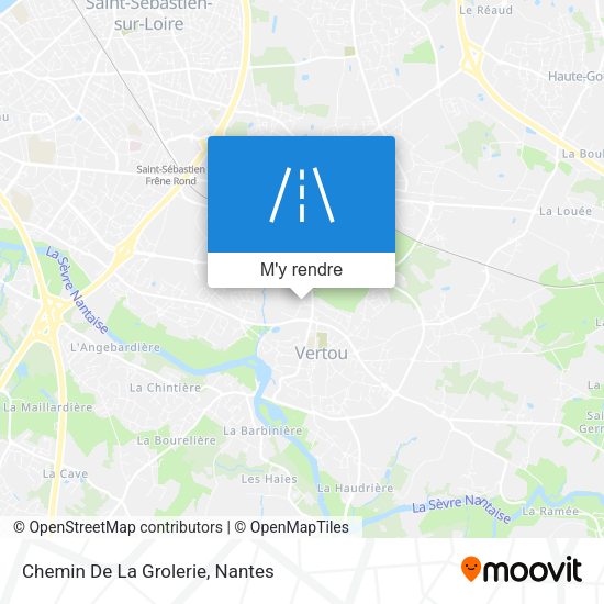 Chemin De La Grolerie plan
