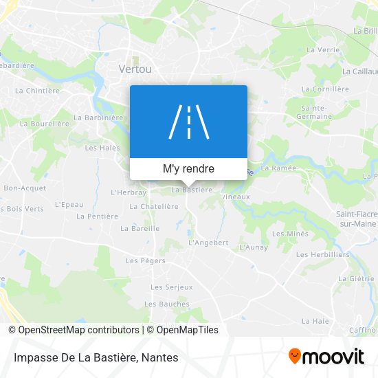 Impasse De La Bastière plan