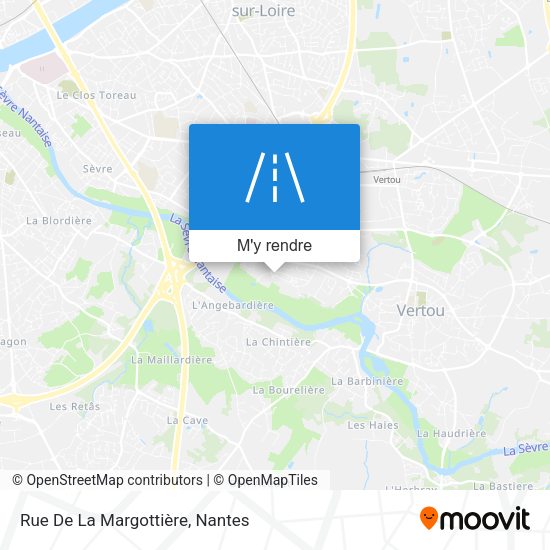 Rue De La Margottière plan