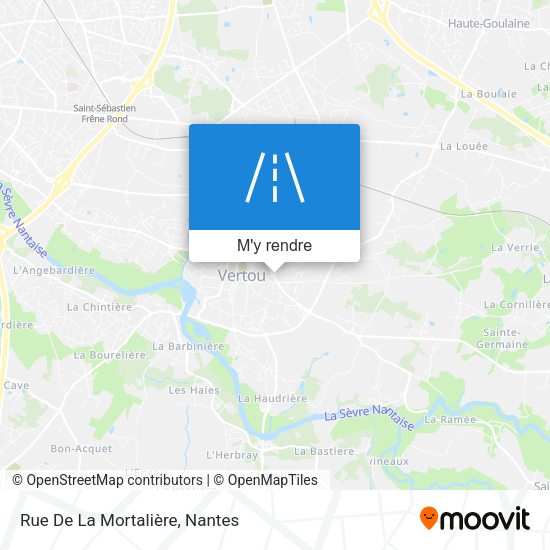 Rue De La Mortalière plan