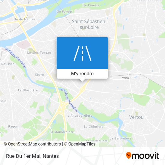 Rue Du 1er Mai plan