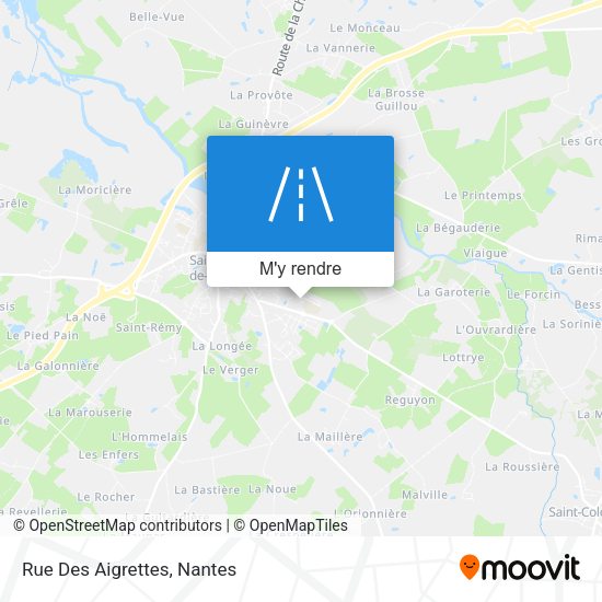 Rue Des Aigrettes plan