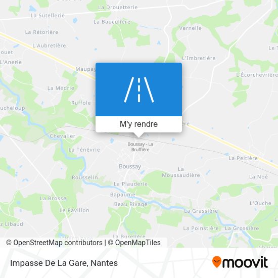 Impasse De La Gare plan