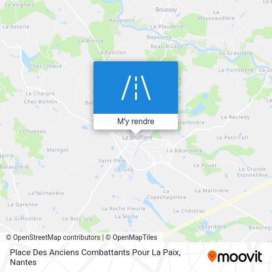 Place Des Anciens Combattants Pour La Paix plan