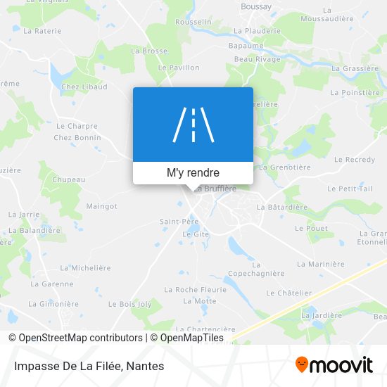 Impasse De La Filée plan