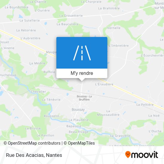 Rue Des Acacias plan
