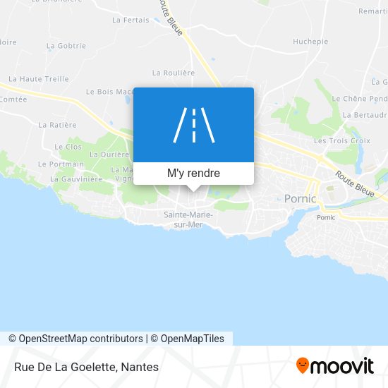 Rue De La Goelette plan