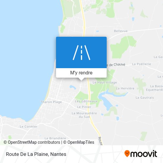 Route De La Plaine plan