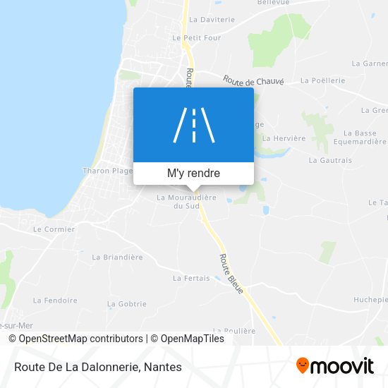 Route De La Dalonnerie plan