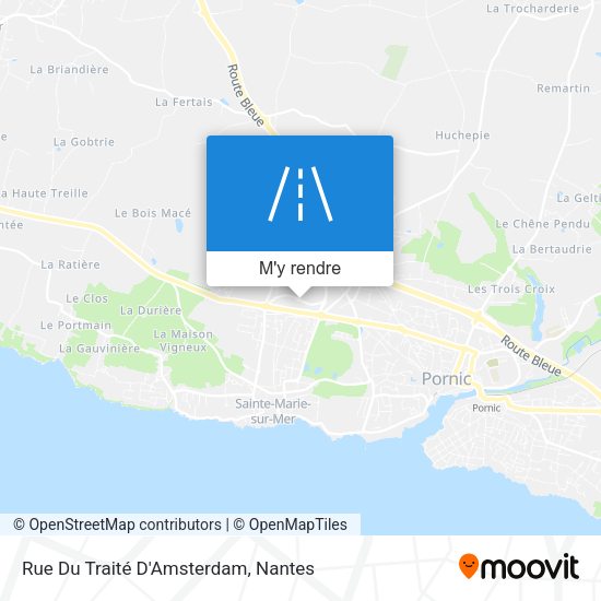 Rue Du Traité D'Amsterdam plan