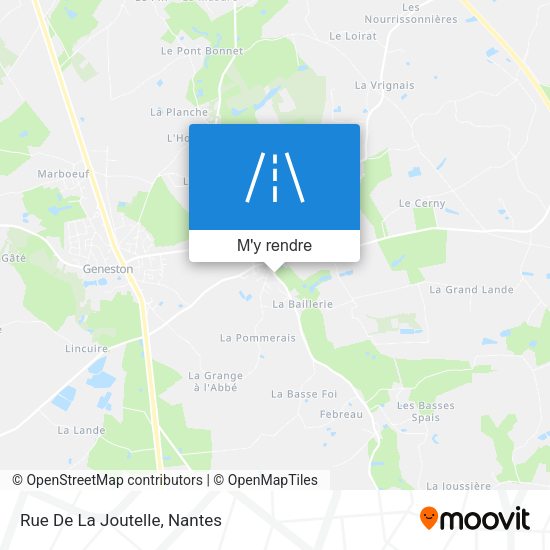 Rue De La Joutelle plan