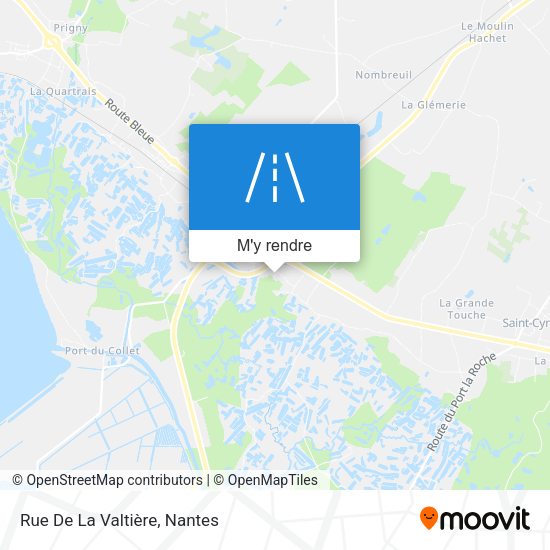 Rue De La Valtière plan
