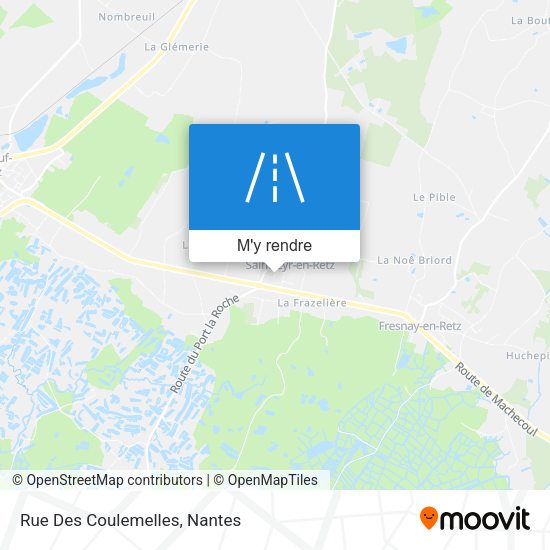 Rue Des Coulemelles plan