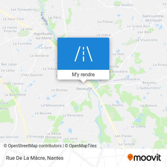 Rue De La Mâcre plan