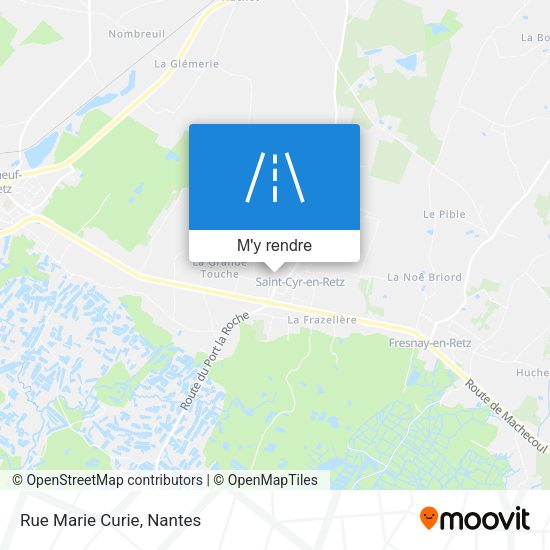 Rue Marie Curie plan