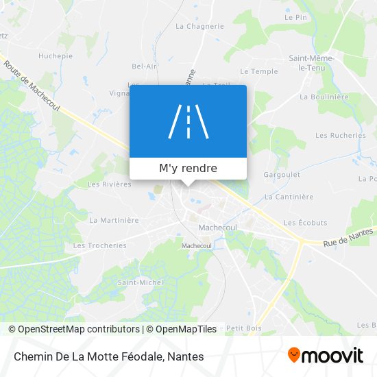 Chemin De La Motte Féodale plan