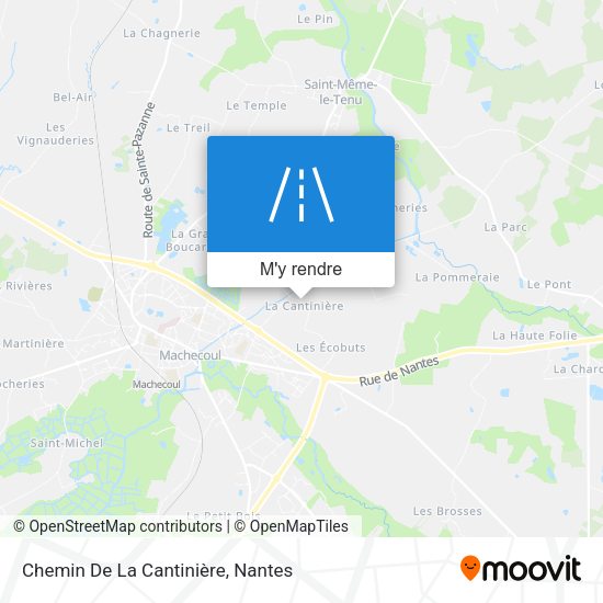 Chemin De La Cantinière plan