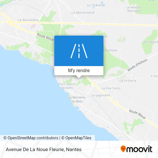Avenue De La Noue Fleurie plan