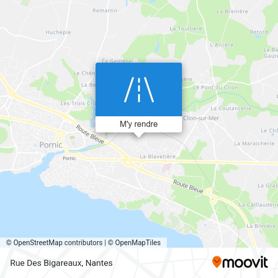 Rue Des Bigareaux plan