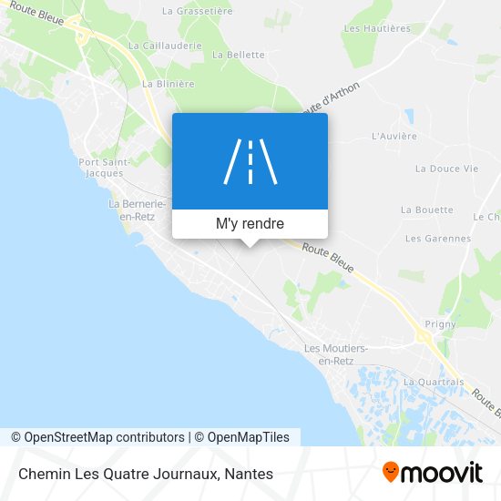 Chemin Les Quatre Journaux plan