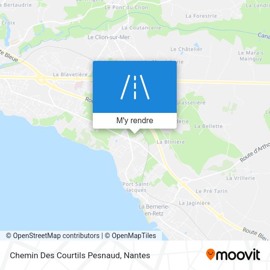 Chemin Des Courtils Pesnaud plan