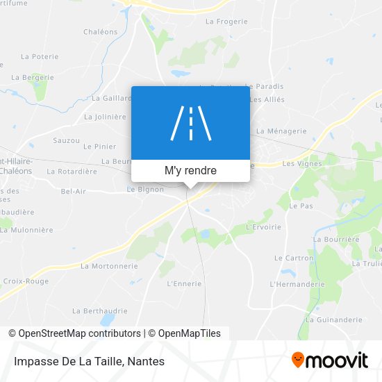 Impasse De La Taille plan