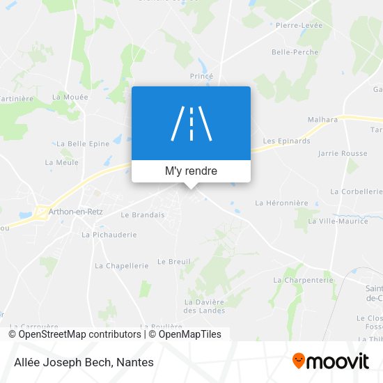 Allée Joseph Bech plan