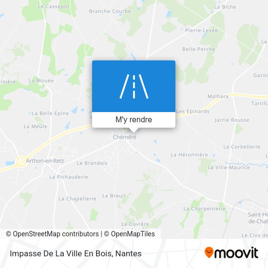 Impasse De La Ville En Bois plan