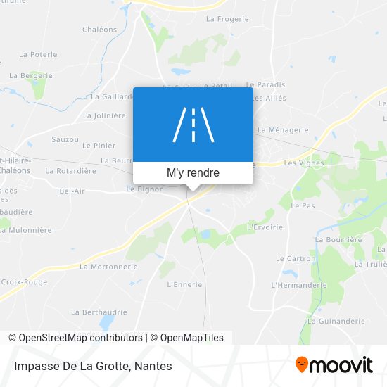 Impasse De La Grotte plan