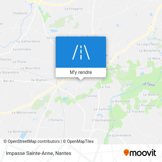 Impasse Sainte-Anne plan