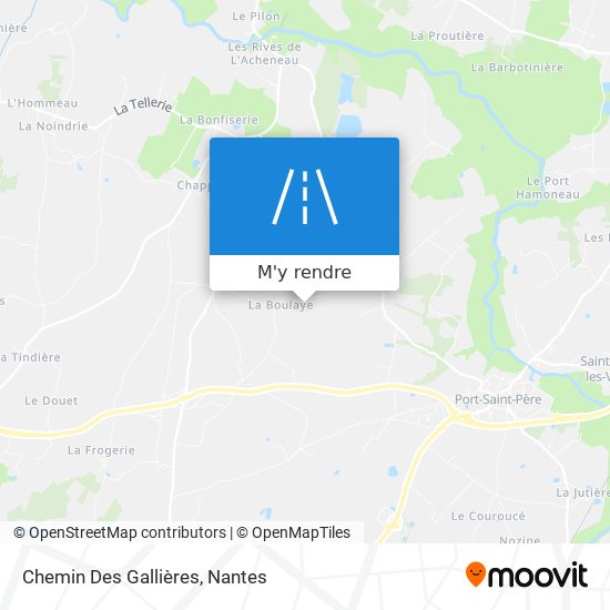 Chemin Des Gallières plan