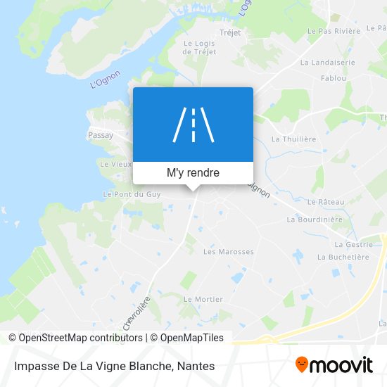 Impasse De La Vigne Blanche plan