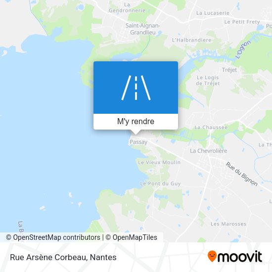 Rue Arsène Corbeau plan
