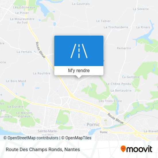 Route Des Champs Ronds plan