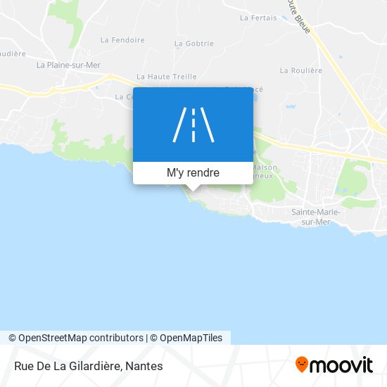 Rue De La Gilardière plan