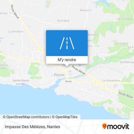 Impasse Des Mélèzes plan