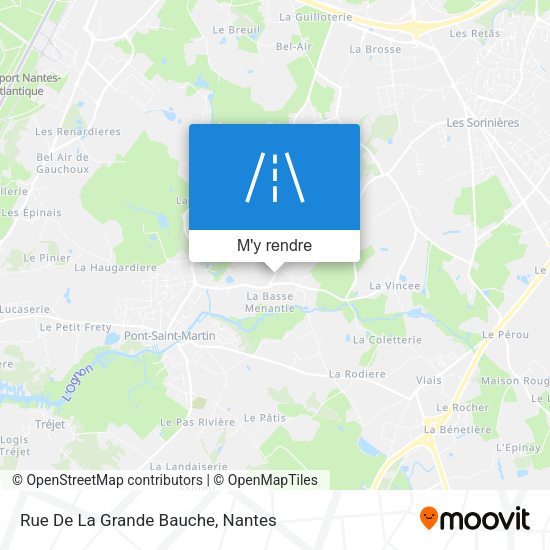 Rue De La Grande Bauche plan
