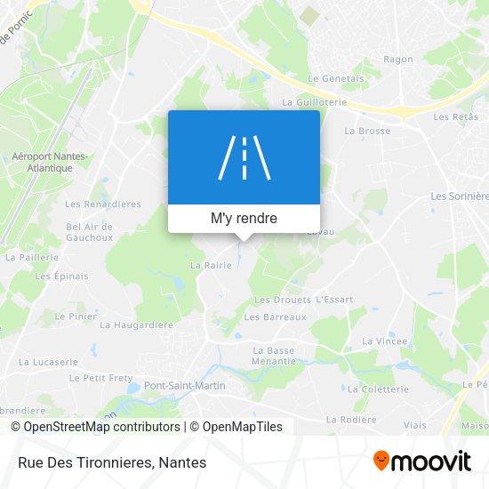 Rue Des Tironnieres plan