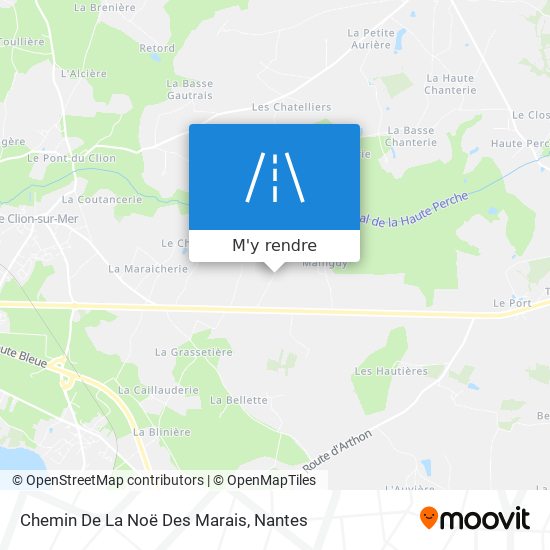 Chemin De La Noë Des Marais plan
