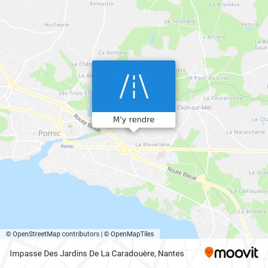 Impasse Des Jardins De La Caradouère plan