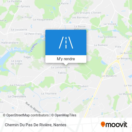 Chemin Du Pas De Rivière plan