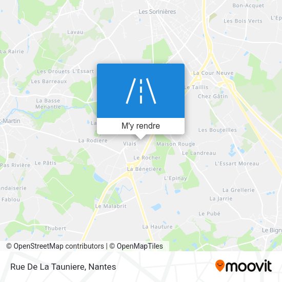 Rue De La Tauniere plan