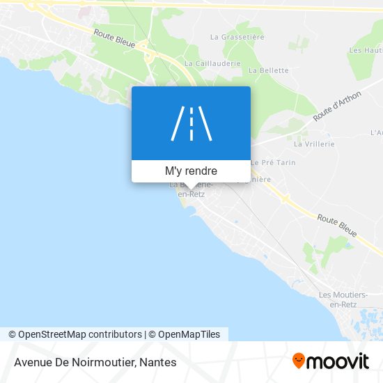Avenue De Noirmoutier plan