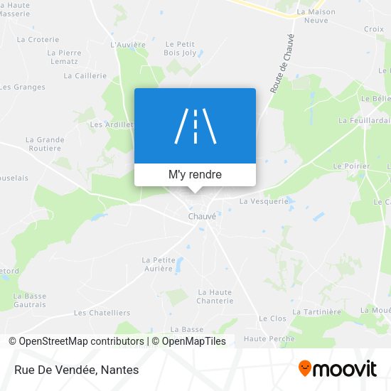 Rue De Vendée plan
