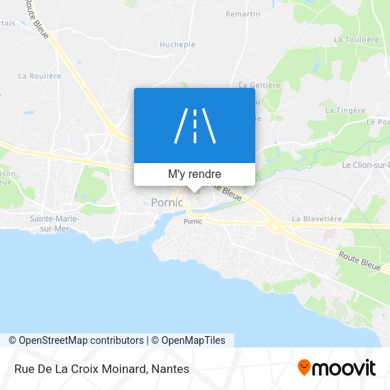 Rue De La Croix Moinard plan
