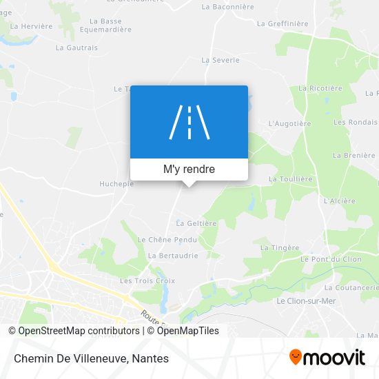 Chemin De Villeneuve plan
