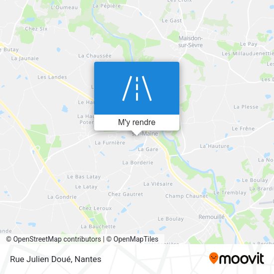 Rue Julien Doué plan